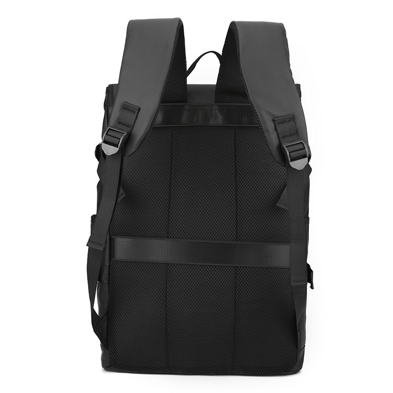 Cross-Border Fashion Men's Backpack Business Commute Computer Backpack Casual Simple Waterproof Backpack Custom Pattern