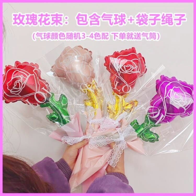 38 Goddess Festival Balloon to Give Mom Send Goddess to Mother Women's Day Gift Love Heart Flowers Balloon Bouquet Balloon