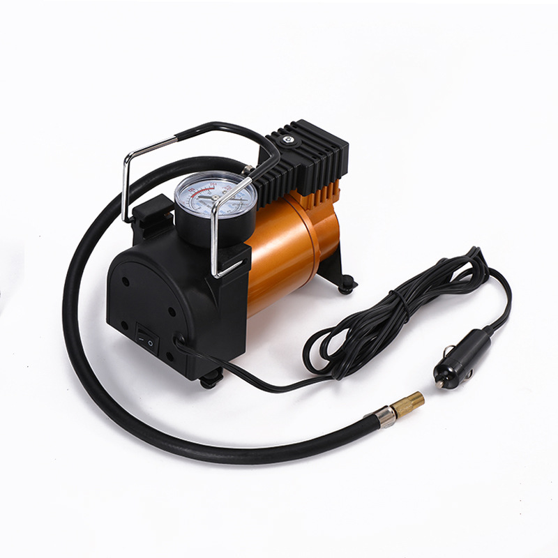 Factory Supply Car Vehicle Air Pump High Power Tire Pump Emergency Metal Air Pump