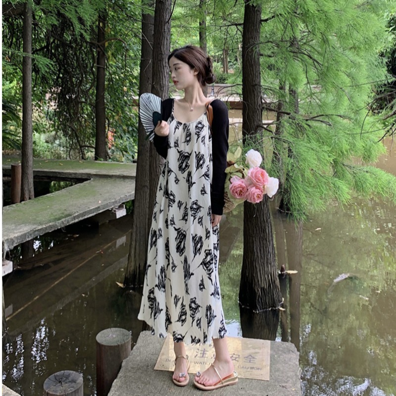 三亚旅行云南西双版纳海边度假旅游穿搭女装沙滩泰国套装连衣裙夏