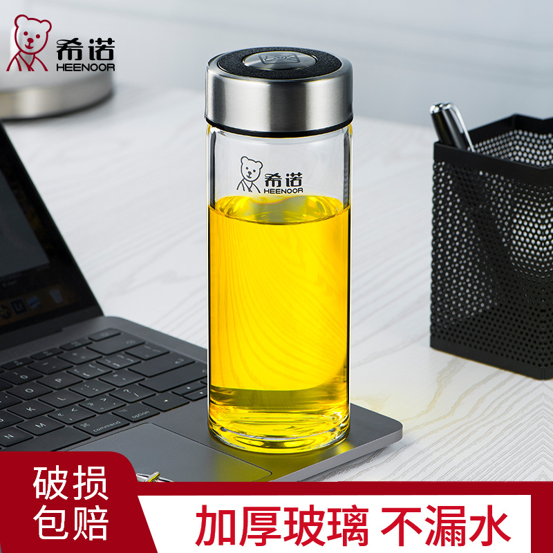 希诺水杯商务礼品杯可加印logo单层家用大容量水晶杯xn-6016/6017