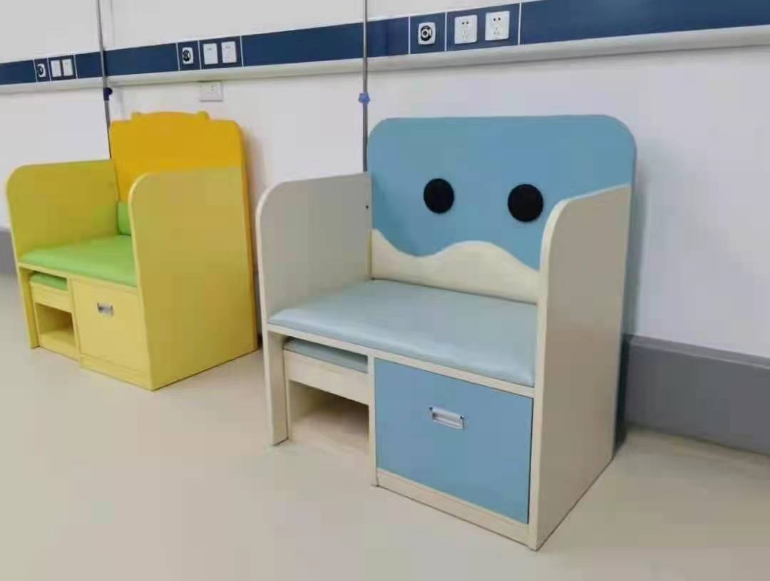工厂直营】医院儿童输液床椅带储物箱凳子诊所儿童输液椅儿童卡座