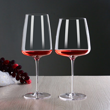 厂家定制人工高脚杯水晶红酒杯定制杯型logo图案开模个性葡萄酒杯