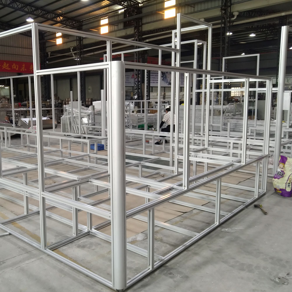 工业铝型材欧标方管4040铝合金铝型材工作流水线框架6063铝材型材