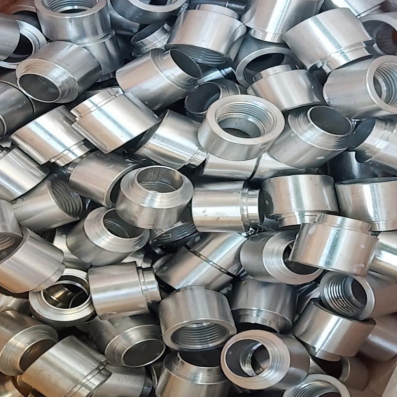 cnc车床加工零件 铝管铝棒铝排铝板激光切割 cnc零切车牙氧化加工