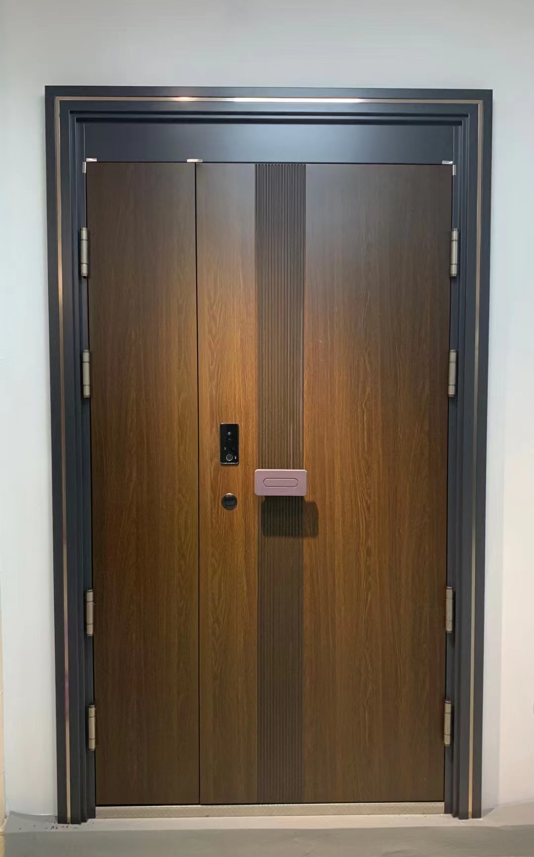 城市小区入户门10公分厚甲级工程门子母门静音防盗门