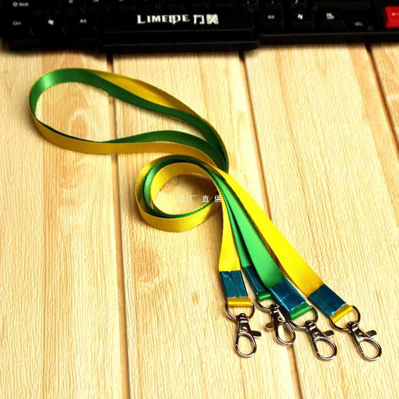 工牌胸牌工作证展会会议出入证双钩挂绳龙虾钩证件卡吊绳可定logo