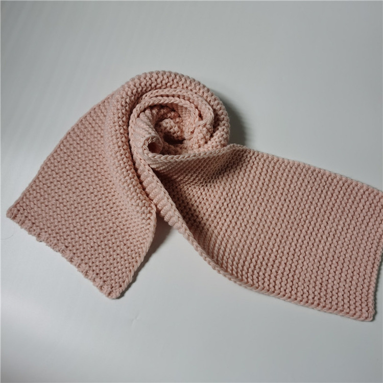 2022新款女士针织围巾手工编织麻花粗毛线围巾欧美时尚简约流行