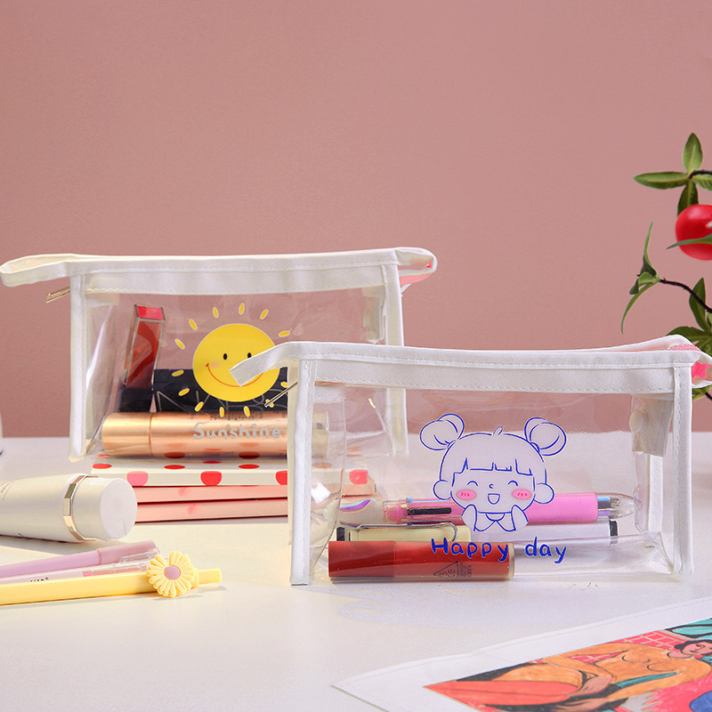 moko摩克星野少女双层笔盒可爱文具盒多功能儿童大容量铅笔袋批发