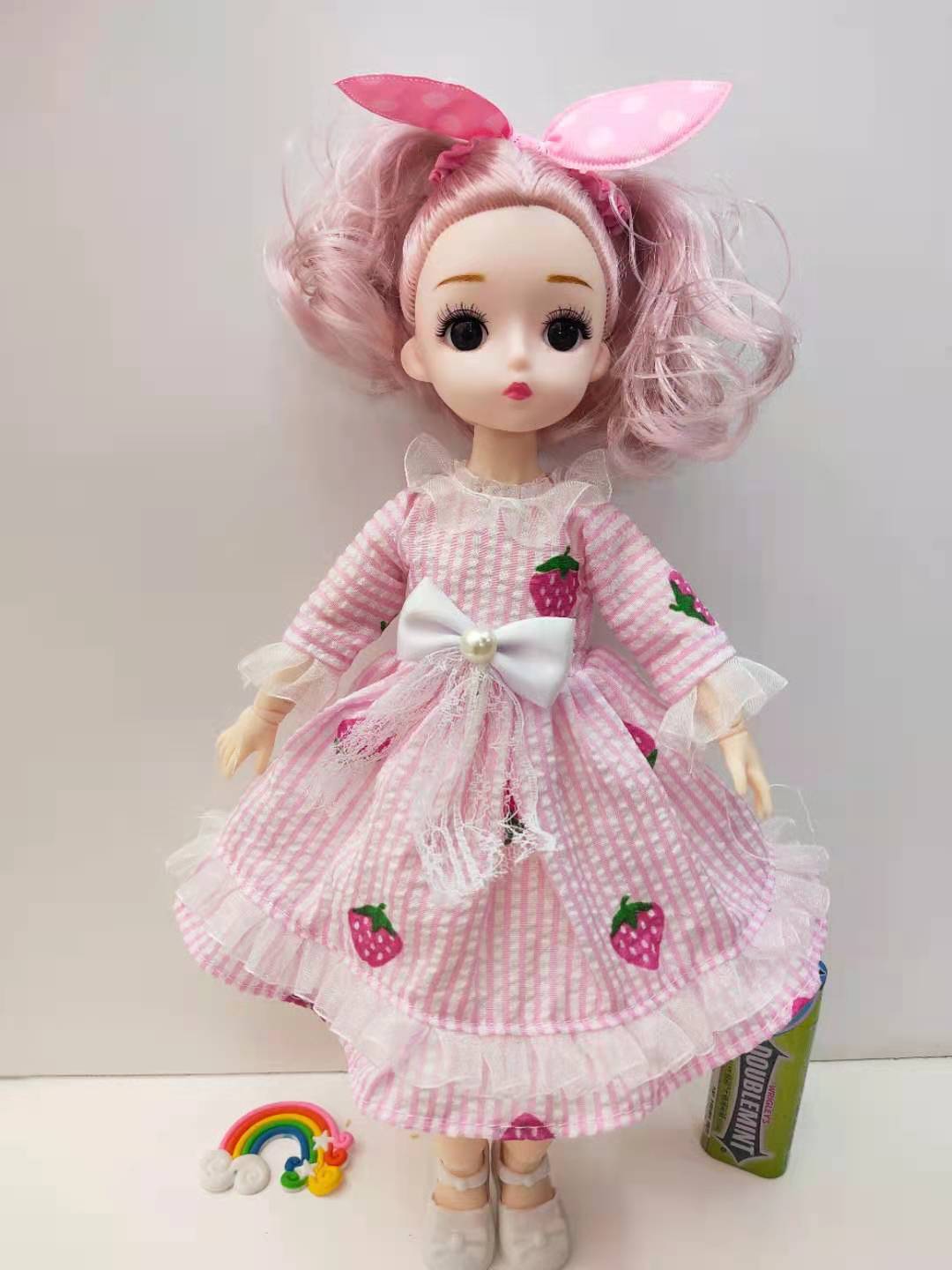 现代时尚款30cmdiy芭比娃娃女孩换装游戏过家家公仔儿童玩具批发