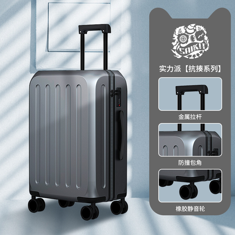 New Luggage Student Large Capacity Business Password Suitcase Suitcase Ins Luggage Trolley Case Men and Women Same Style