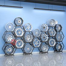 轮胎货架展示架车展展示架4s店改装展架轮毂胎铃车配架货架展柜