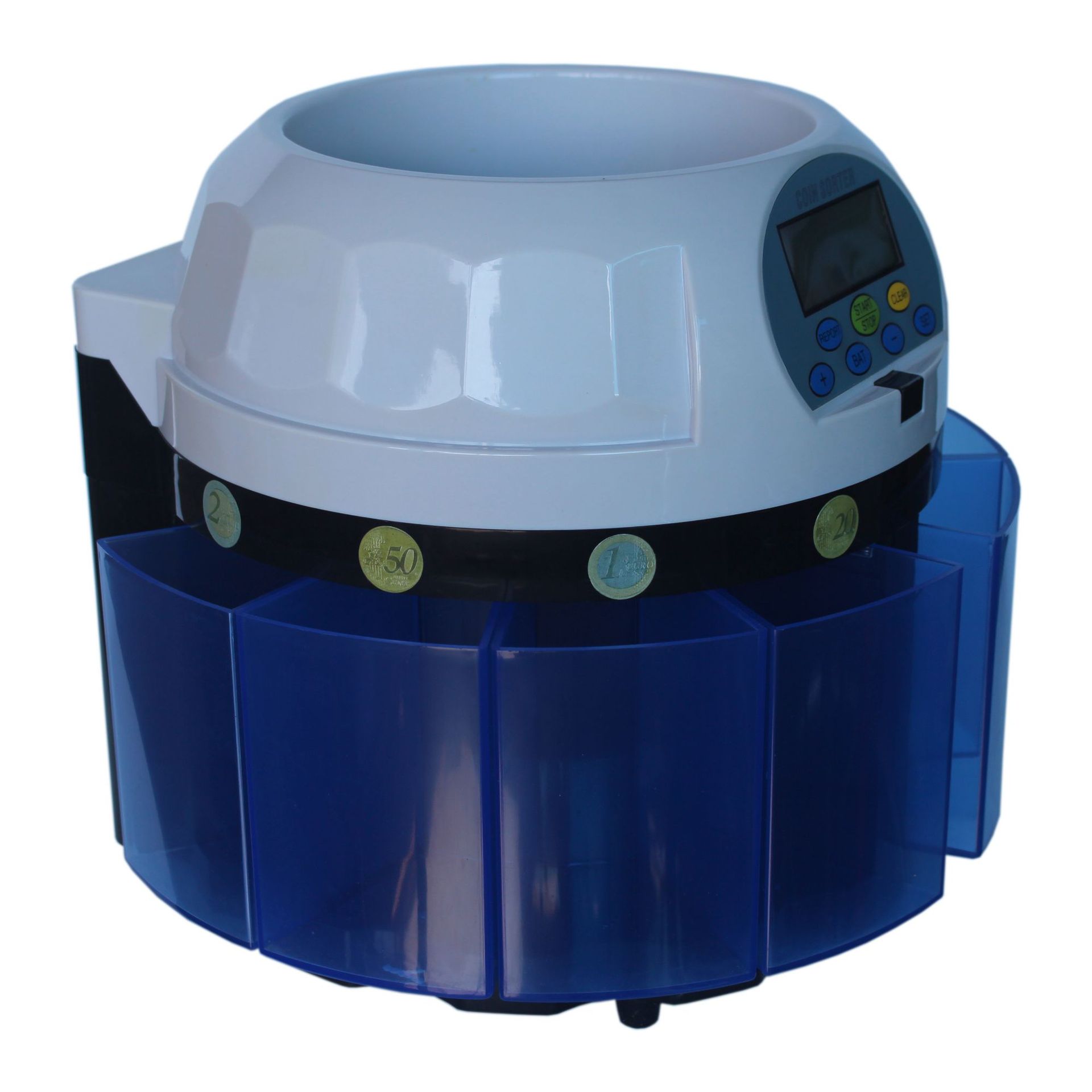 鑫玮xw-650多国硬币清分机 合算金额欧元硬币清分机 coin counter
