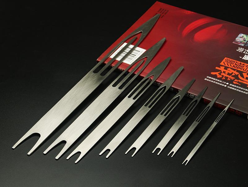 织网梭子不锈钢梭子补网梭子织渔网梭子编织工具撒网织渔网梭子鱼