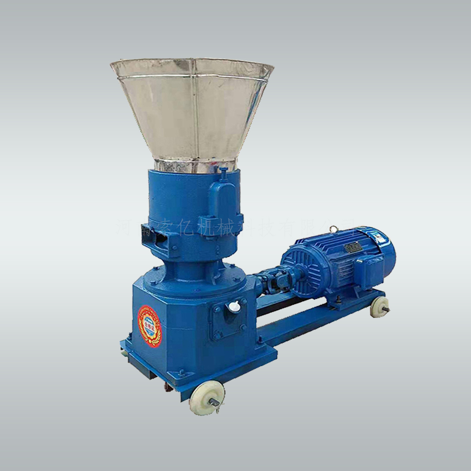 家禽养殖饲料颗粒机鸽子猫狗粮平模制粒机两相电秸秆树叶颗粒机