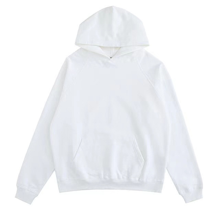 Autumn and Winter Thickening Heavy Long Terry Solid Color Raglan Hooded Pullover Loose Large Version Japanese Hoodie Sweater