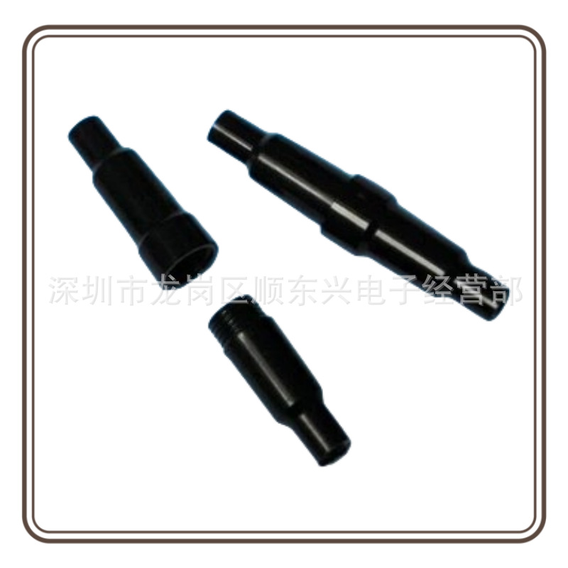 ABS材料保险管盒 接线盒带线5*20MM 引线套管 玻璃管保险丝座端子