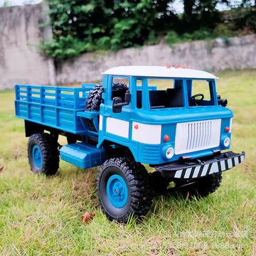 跨境顽皮龙b24嘎斯gaz-66v全比例军卡四驱越野攀爬rc可改装遥控车
