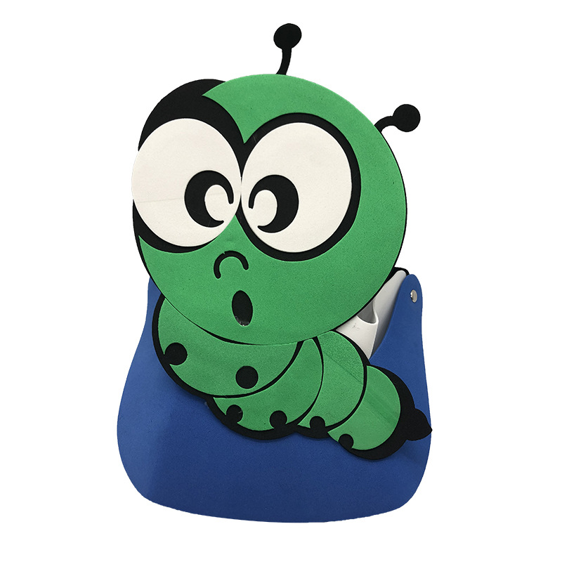 儿童节卡通小动物头饰昆虫系列动物头套幼儿园表演道具运动会帽子