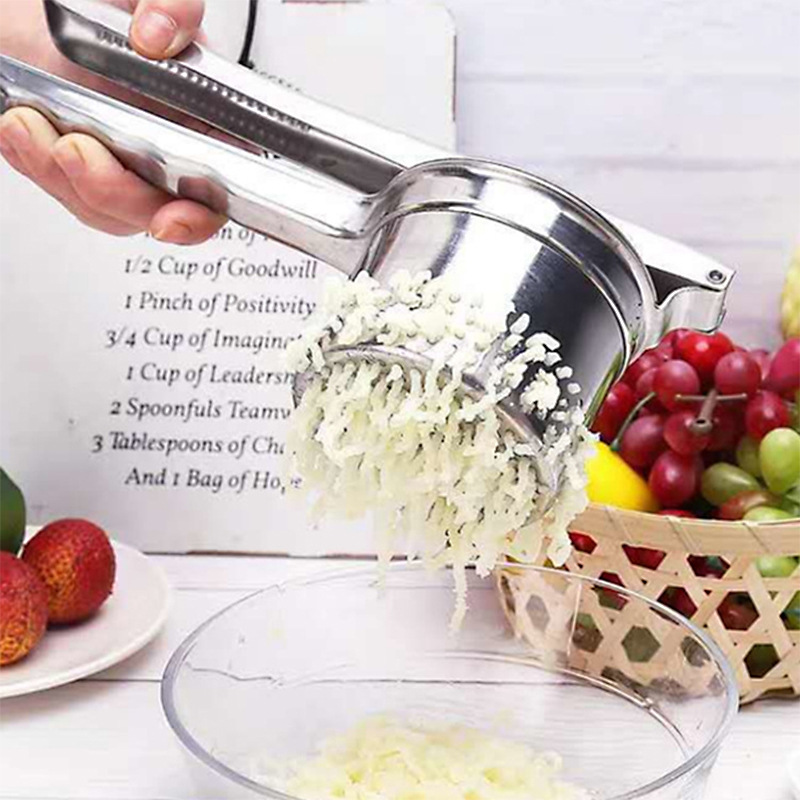 Stainless Steel Manual Juicer Household Vegetable Stuffing Dehydration Large Practical Ideas Mashed Potatoes Kitchen Utensils