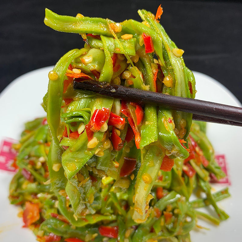 江西农家自制香辣贡菜脆椒下饭菜剁辣椒咸菜苔菜开胃即食宿舍罐头
