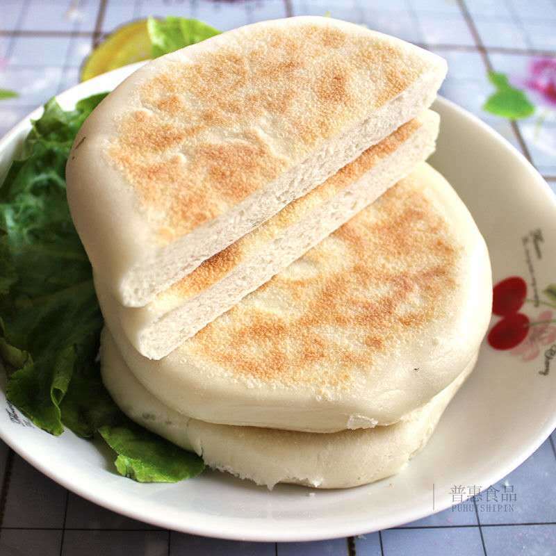 现做白吉馍 肉夹馍用饼 烧烤用饼 里脊肉烧饼批发小饼手工烧饼