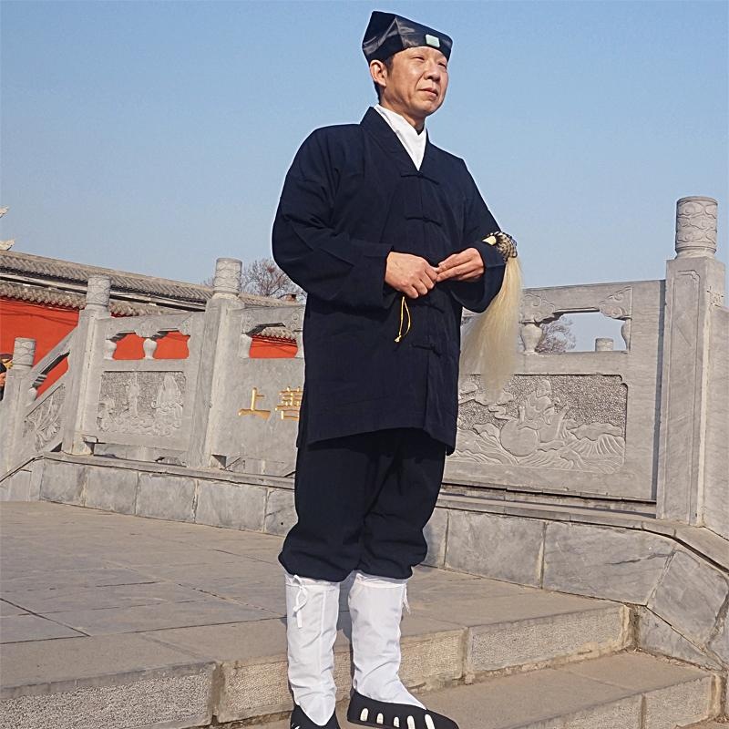 道教用品服装短褂道服道袍道士衣服道家厚款春夏秋冬法衣居士常服