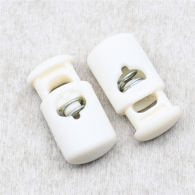 多想艺塑料弹簧扣吊钟绳扣帽子扣卡绳纽扣衣服配件扣羽绒服调节扣