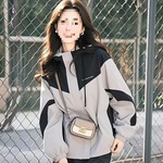 风衣夹克韩版百搭款潮外套女春秋冲锋衣新款宽松时尚休闲2025连帽