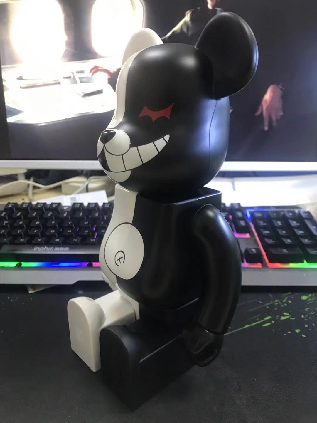 bearbrick暴力熊积木熊新款棉花糖澳门彩蛋金运千万两黑白熊礼物