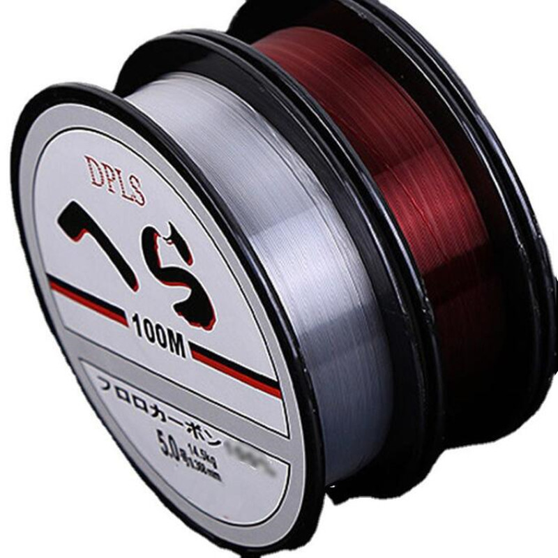 日本原丝钓鱼主线子线 高强透明尼龙线100米台钓海竿线胶丝鱼线