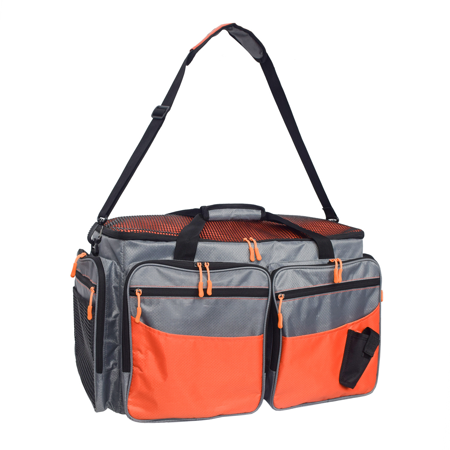 Cross-Border Manufacturers Supply Large Capacity One Shoulder Fishing Bag Color Matching Sea Fishing Fishing Bag