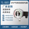 SF6气体密度继电器双报警双闭锁耐震电接点全钢压力表SF6密度计