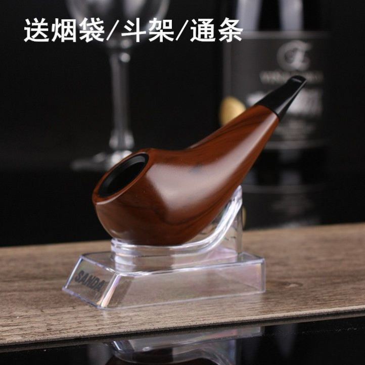 水烟斗男士老式烟袋烟嘴过滤水烟筒烟锅烟丝烟具复古便携两用