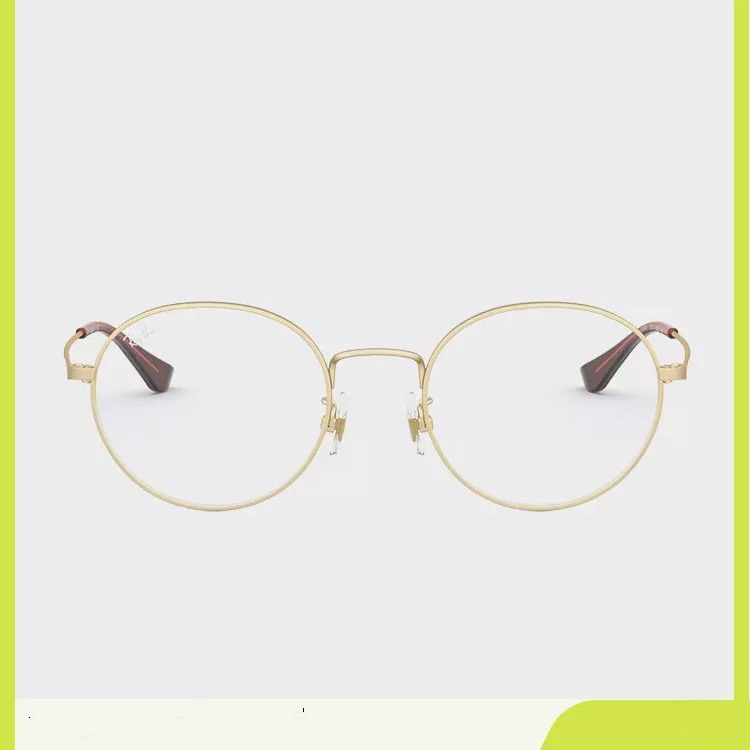 RayBan雷錋近视眼镜框金属复古潘托斯男女款镜架0RX6369D可配度数
