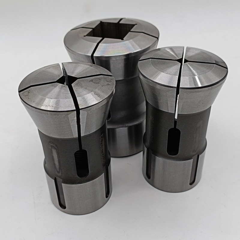 弹簧夹头cnc数控车床夹头36机46机52机56机型后拉式四方边夹头