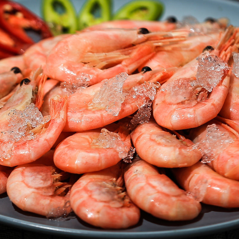 北极甜虾刺身