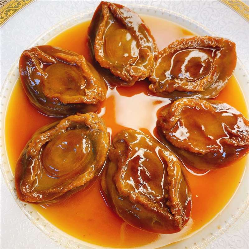 溏心鲍鱼加热即食50头干鲍熬制大连吉品鲍汁拌饭6只168元/份-阿里巴巴