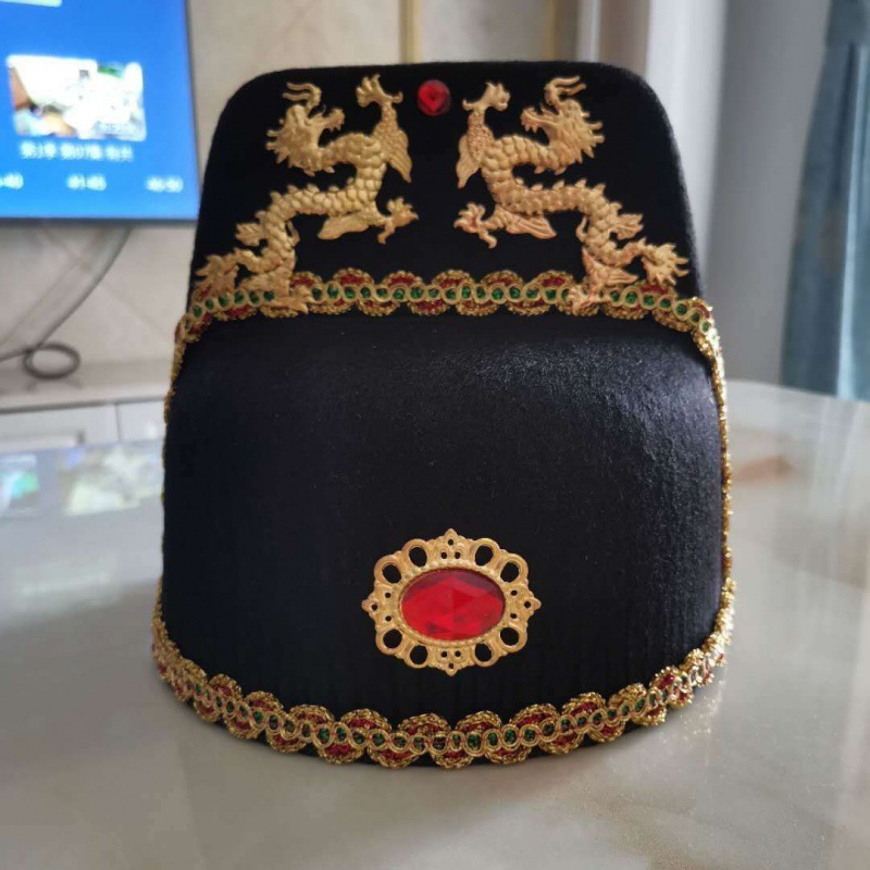 状元帽影视唐装明朝官帽乌纱帽展昭武侠古代宫廷演出道具状