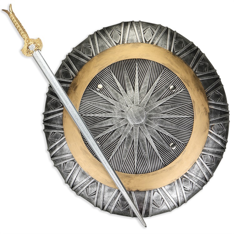 正义联盟神奇女侠盾牌1比1神力护盾 剑 盾牌影视道具武器装备cos