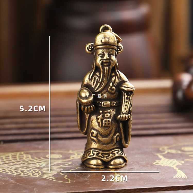 批发纯铜爷小摆件黄铜微雕爷小挂件收藏把玩小摆件-阿里巴巴