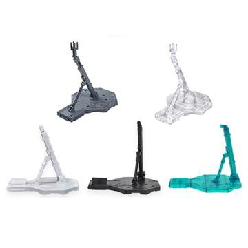 万代拼装模型支架 mg rg hg 通用 高达支架 黑色 灰色 蓝透明