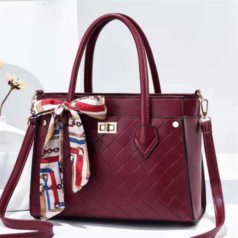 Foreign Trade Export New All-Match Bow Shoulder Women's Bag Popular Solid Color Trendy Crossbody Bag Women's Simple