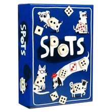 SPOTS英文桌游斑点狗骰子卡牌运气休闲聚会益智玩具游戏