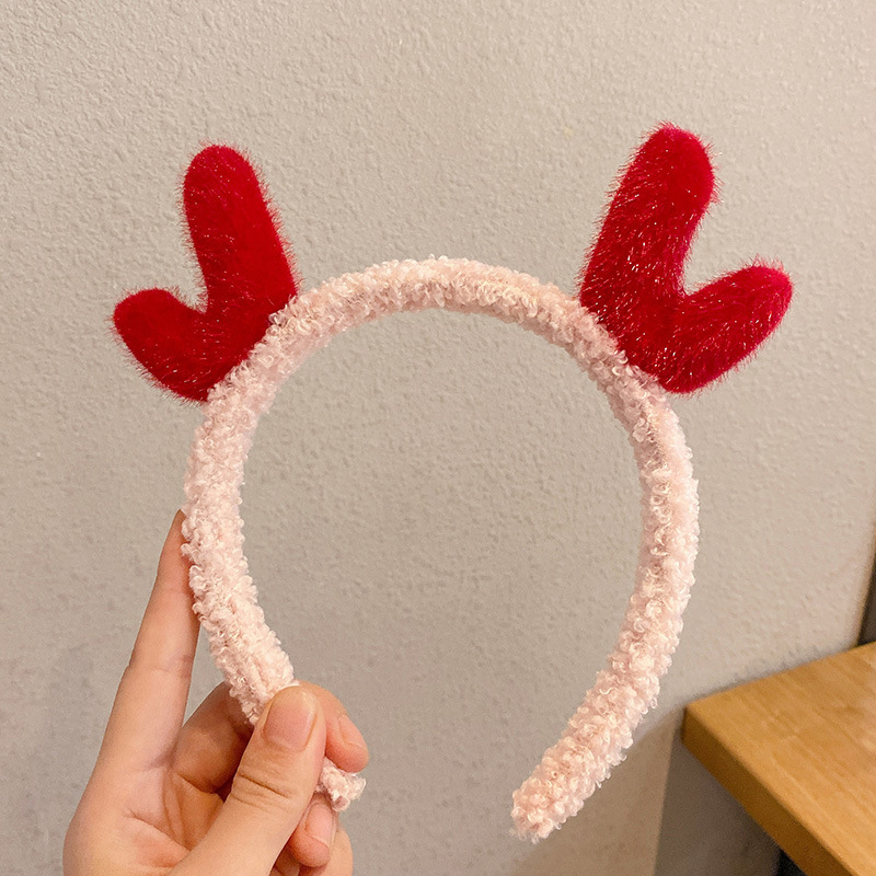 Wash Face Hair Fixer Headband Wholesale Female Korean Hair Tie Korean Cute Hair Band Plush Non-Slip Headband Hair Clip Headdress