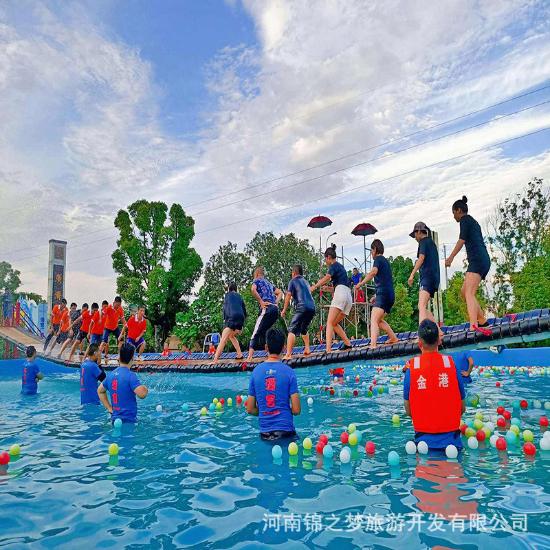 充气水上滚筒球步行球透明加厚草地球碰碰球水上乐园游乐设备玩具