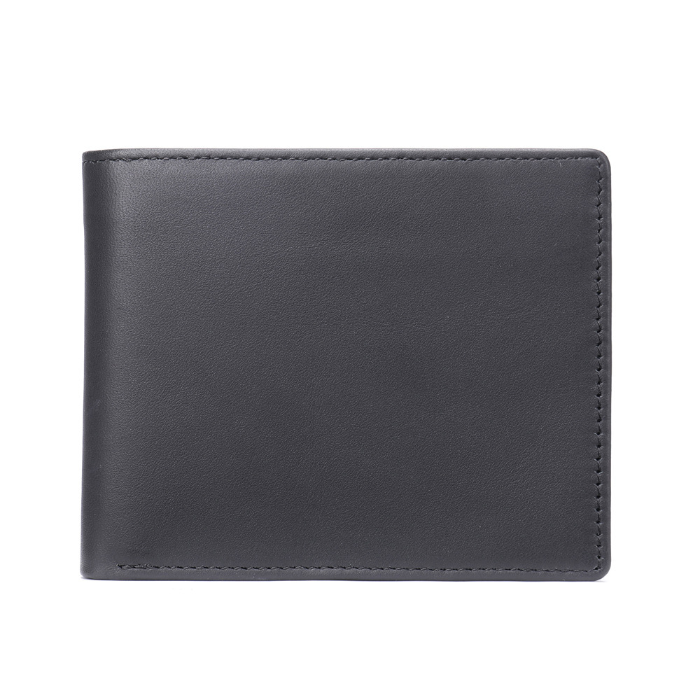 Cowhide Wallet Cowhide Rfid Genuine Leather Men's Wallet Short Handmade First Layer Wallet Card Holder Wallet Wholesale