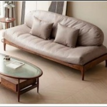 沙发客厅组合小户型北欧现代简约直排双人沙发公寓客厅家用胡桃幺
