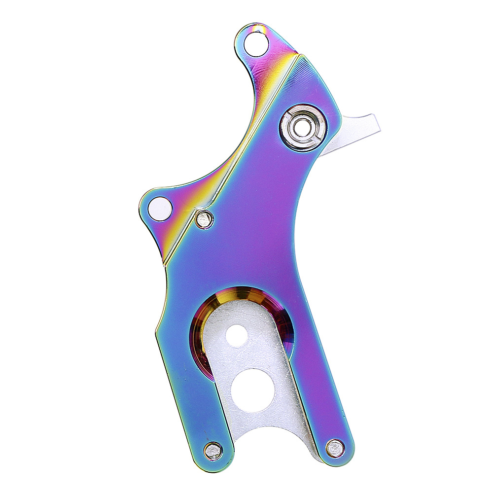 自行车碟刹转换座山地公路车改装加装碟刹制动盘片底座转换器跨境