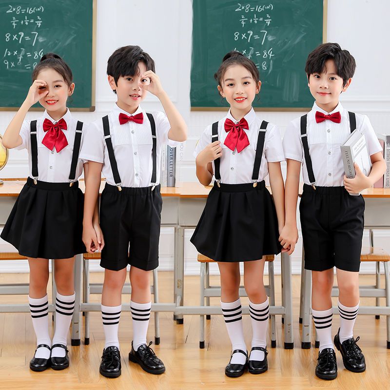 儿童演讲礼服男童表演中小学生大合唱演出服诗歌朗诵表演服毕业园